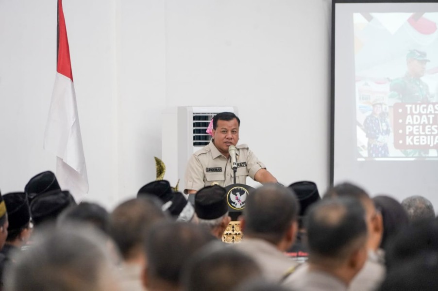 Bupati Kuansing bersama Kapolda Riau Buka Pelatihan Dubalang SE Kuantan Singingi 