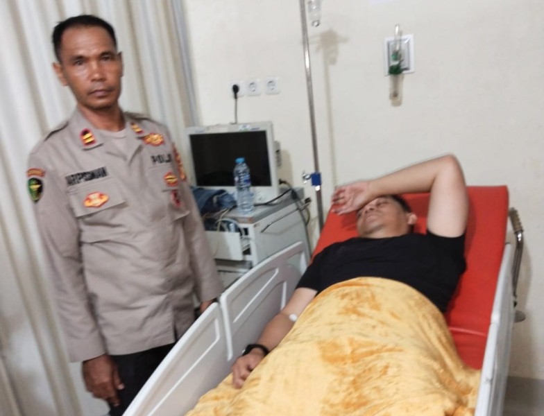Wakapolres Kuansing Diserempet Motor Saat Razia Balap Liar, Alami Patah Tulang
