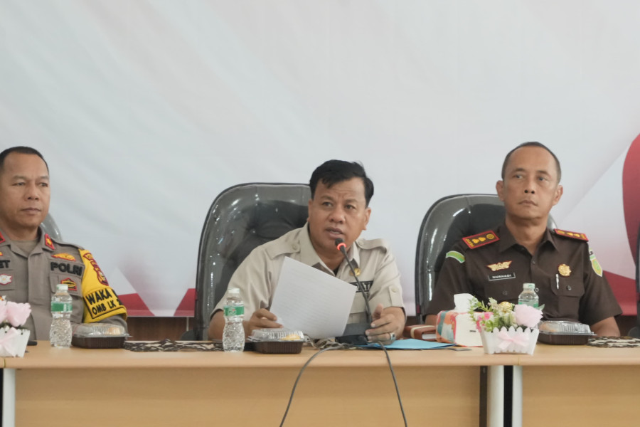 Sukseskan Pemilu;  Bupati Kumpulkan Forkopimda, Kapolres Siapkan 500 Personil