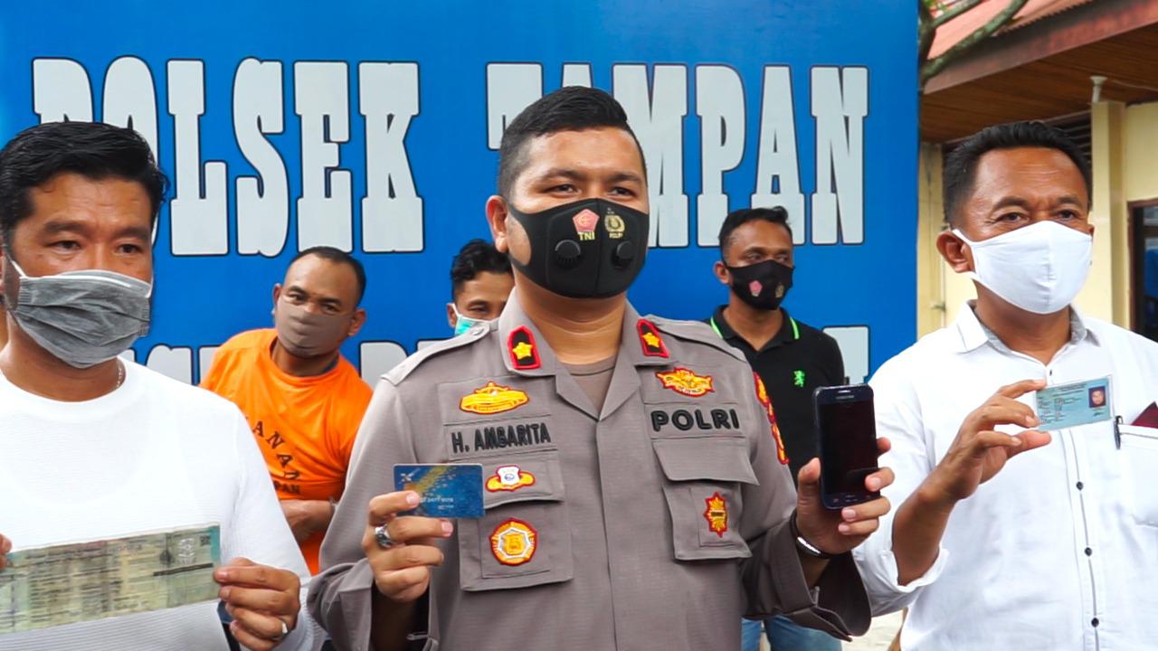 Pelaku Curas Yang Tewaskan Korban IRT, Berhasil Digulung Polisi Polsek Tampan