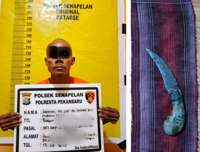 Kurang dari 24 Jam, Polisi Tangkap Pelaku Penikaman Anggota di Pekanbaru