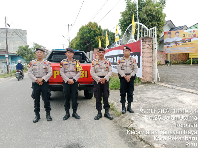 Subsatgas Objek Penting Melaksanakan Patroli dan Pengecekan ke Lokasi Penting