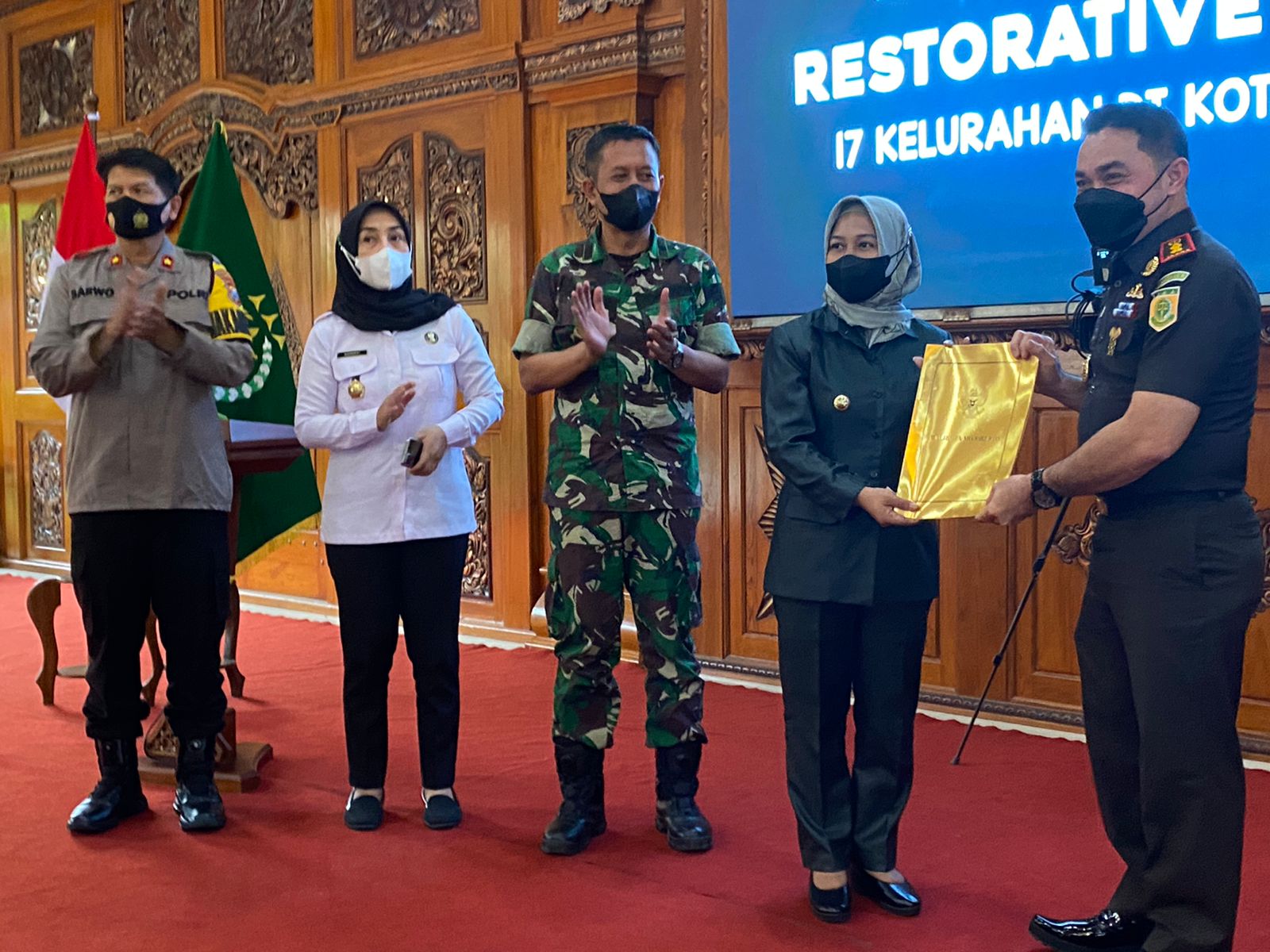 Peluncuran Rumah Restorative Justice di 17 Kelurahan Kota Mojokerto