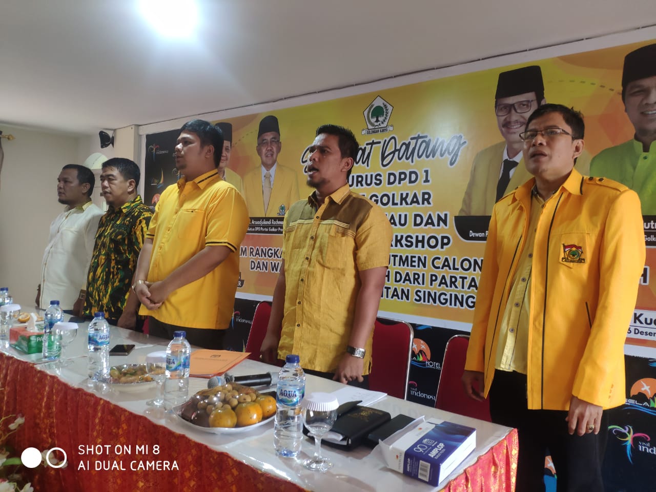 Buka Workshop Partai Golkar;  Andi Putra Golkar Kuansing Optimis Sambut 2020.