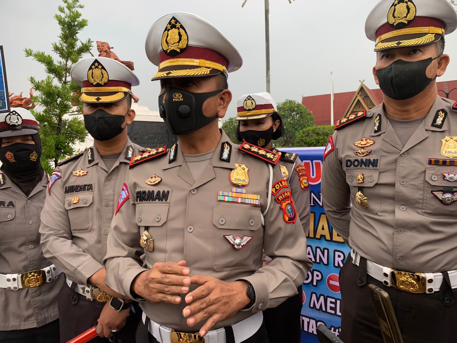 Direktur Lalu Lintas Polda Riau Kombes Firman Ingatkan Masyarakat yang Mudik Lebaran
