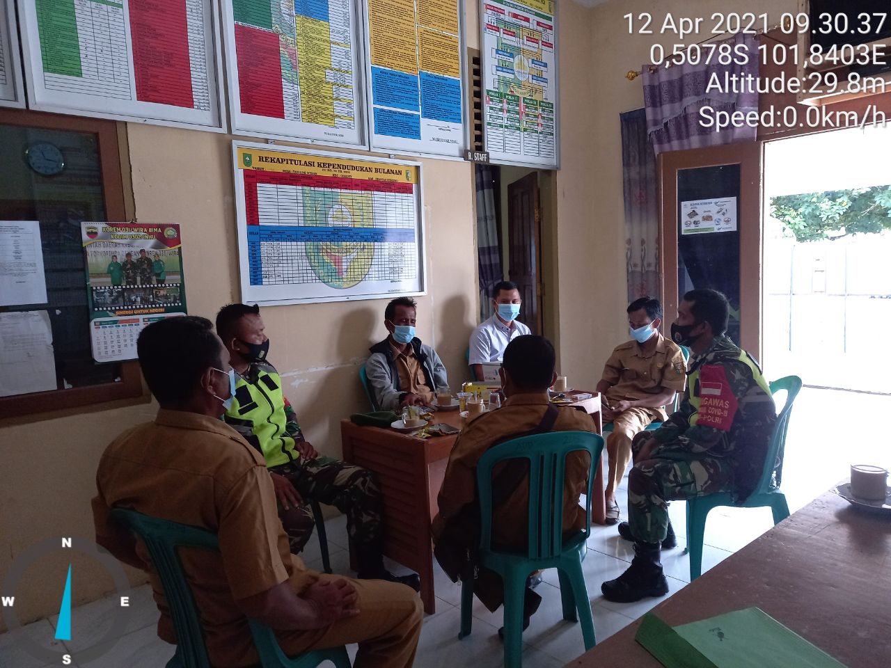 Sambut Bulan Ramadhan, Babinsa Ajak Perangkat Desa Pelihara Stabilitas Dan Keamanan Didesa