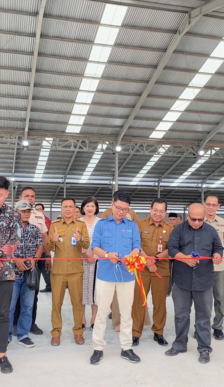 Resmikan Pabrik Kelapa Sawit Kenegerian Teratak Sentajo Raya;  Bupati: Ciptakan Lapangan Kerja Baru