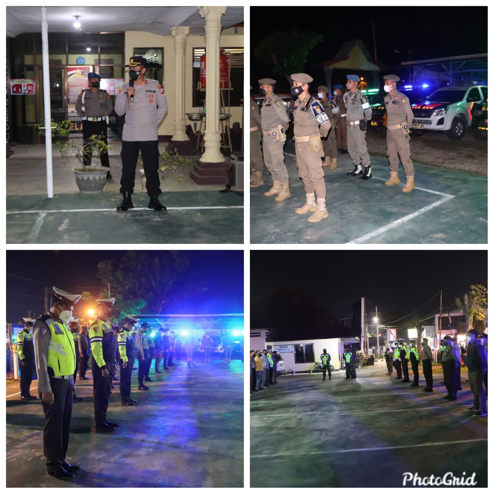 Kapolres Kuansing Pimpin Apel Siaga Penerapan PPKM Level II Kuantan Singingi