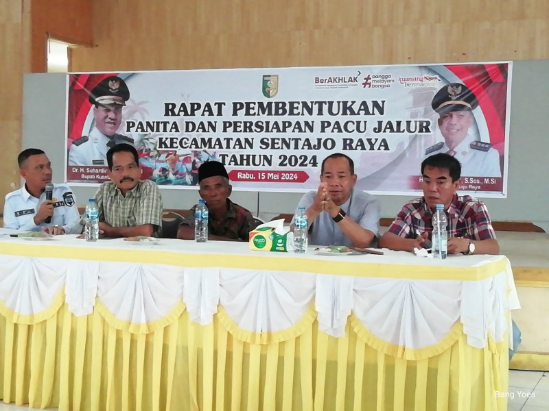 Panitia Pacu Jalur Sentajo Raya Terbentuk,  Toto Priswandoyo Terpilih Aklamasi