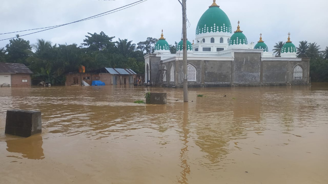 Curah Hujan Tinggi Picu Banjir di Empat Daerah Riau