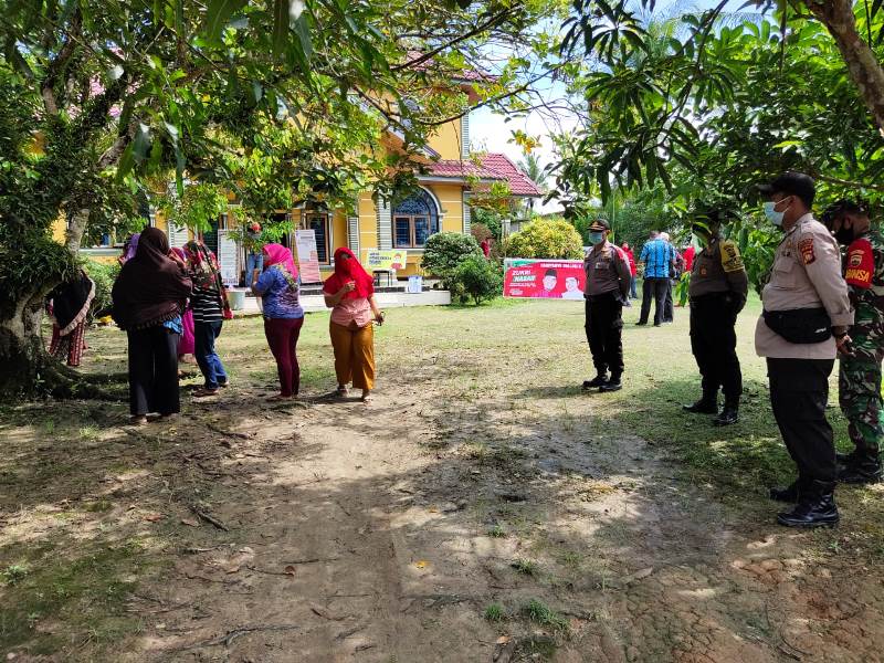 Kapolsek Bunut Laksanakan Pengamanan Kampanye Paslon Nomor Urut 2