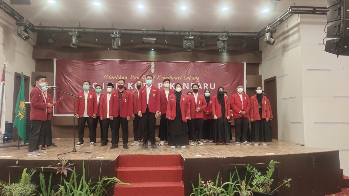 Ali Topan Resmi Dilantik Jadi Ketua Umum PC IMM Pekanbaru 2021-2022