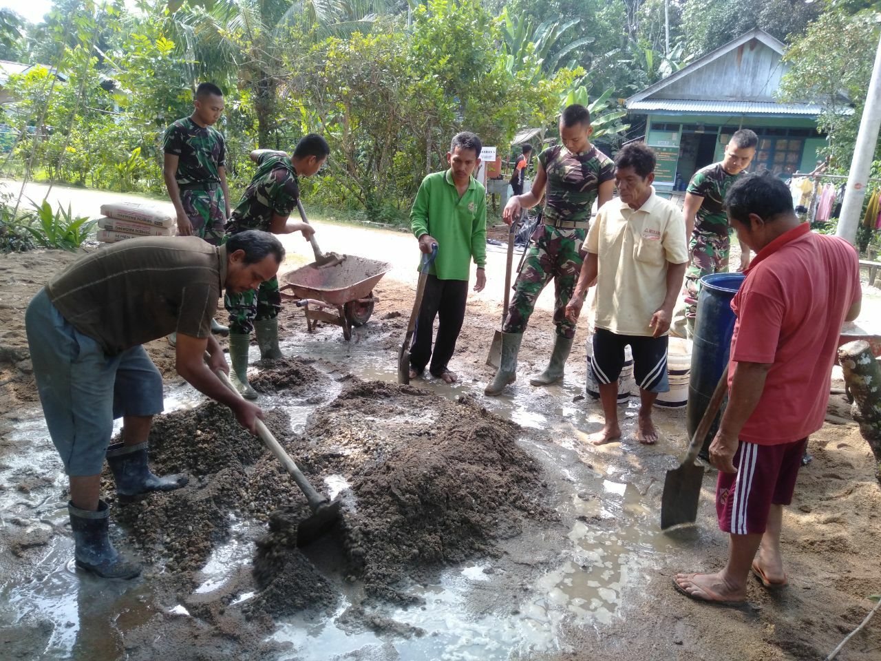 Kapten Inf O Sirait; Melalui TMMD Pengabdian TNI Membangun Negeri