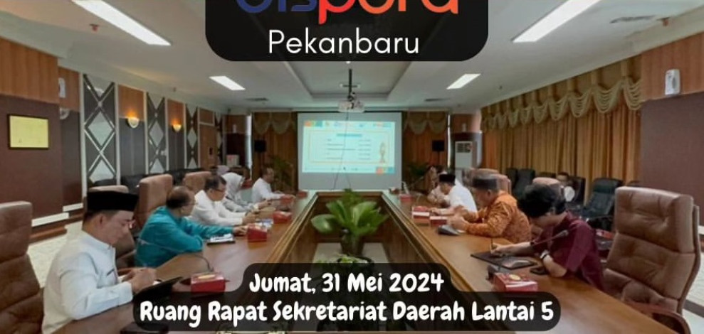 Kadispora Hazli Febriyanto Hadiri Final Checking Kesiapan Pelaksanaan Hari Jadi Pekanbaru ke-240 Tahun 2024
