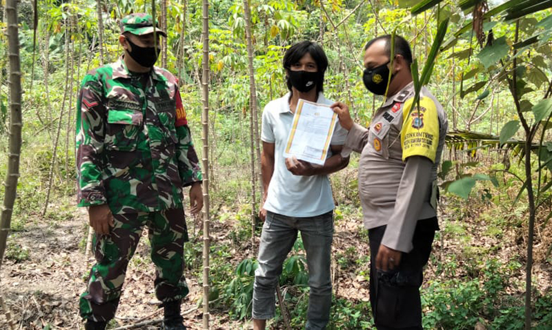 Siaga Karhutla, Polsek Bandar Sei Kijang Gelar Patroli di Desa Lubuk Ogung