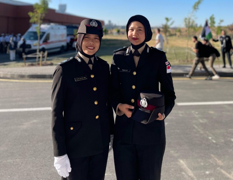 Dua Polwan Polda Riau Raih Prestasi Internasional di Turki, Dilantik Langsung oleh Presiden Erdogan
