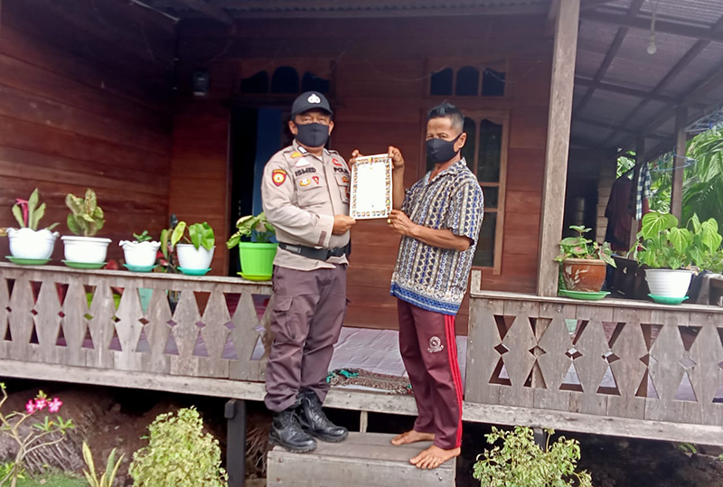 Polsek Kuala Kampar Gencar Sosialisasikan Maklumat Kapolri dalam Rangka Menyambut Tahun Baru