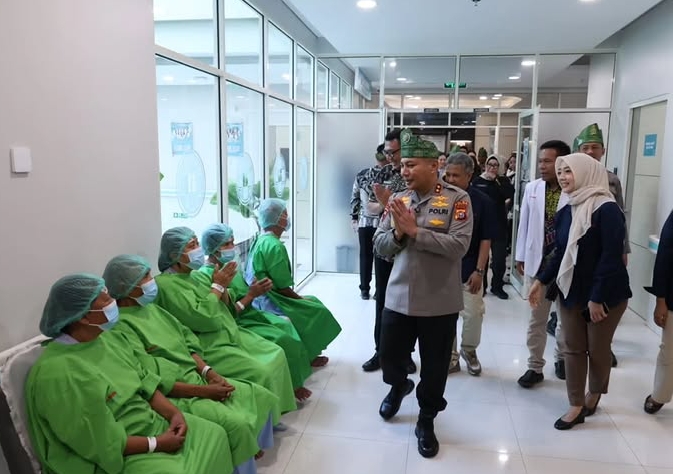 Kapolda Riau Tinjau Operasi Katarak Gratis, 310 Warga Dapat Kesempatan Melihat Kembali