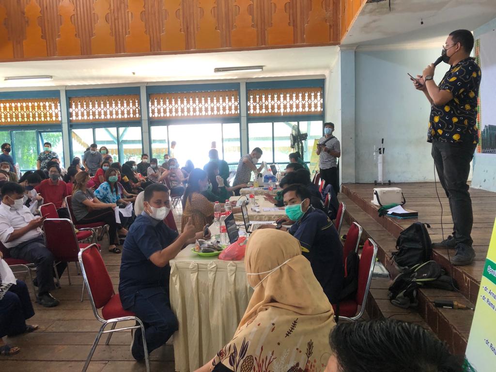Fuad Santoso : DPD KNPI Riau Komitmen Bantu Presiden Jokowi Sukseskan Vaksinasi Covid 19 di Riau
