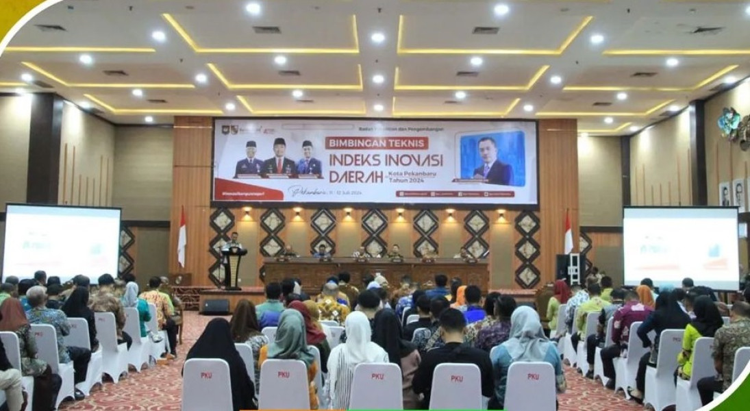 Kepala DKP Pekanbaru Maisisco Hadiri Sosialisasi dan Bimtek Indeks Inovasi Daerah