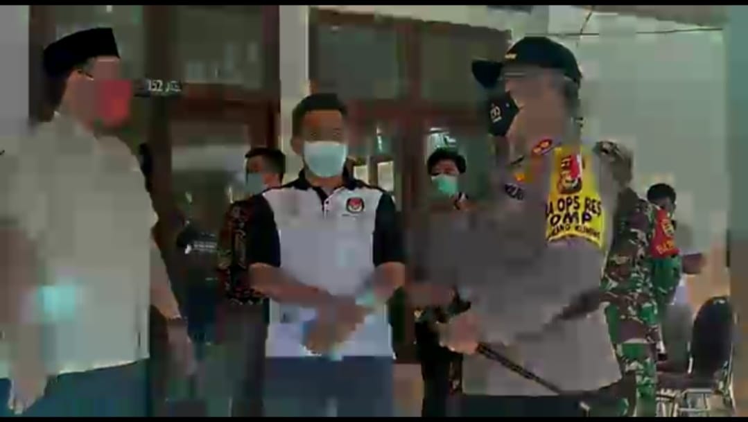 Kapolres Kuansing Cek dan Monitoring Pelaksanaan Rapat Pleno Ditingkat PPK