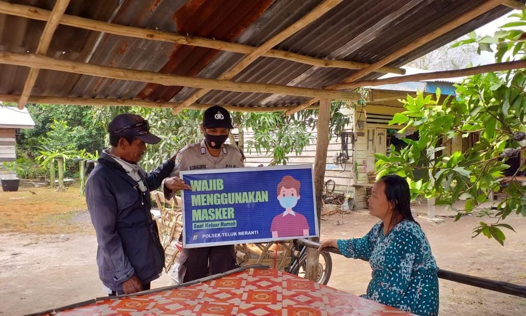 Polsek Teluk Meranti Kembali Imbau Warganya untuk Disiplin Prokes