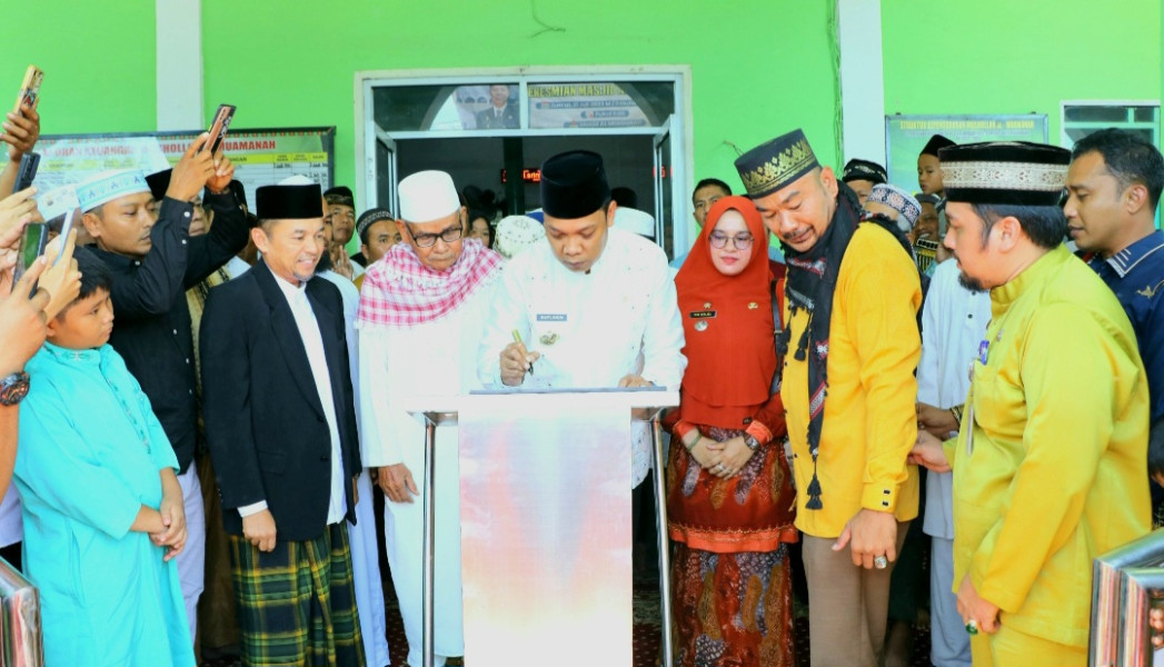 Resmikan Masjid Al-Muamanah, Muflihun: Ciptakan Peluang-peluang Ekonomi Kreatif di Lingkungan Masjid