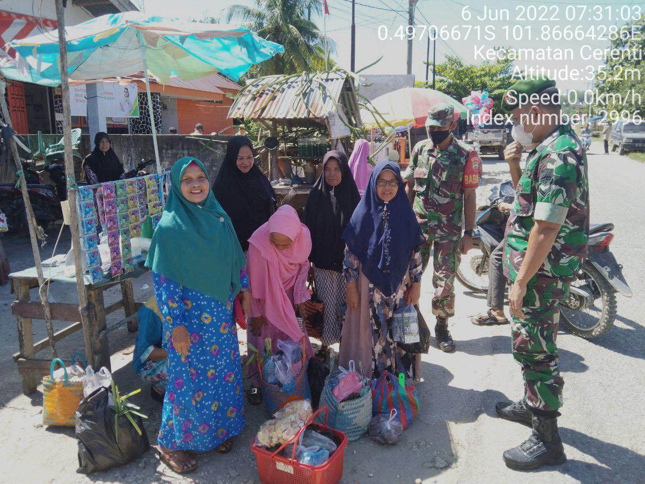 Terapkan Protokol Kesehatan Di Wilayah Babinsa Selalu Aktif