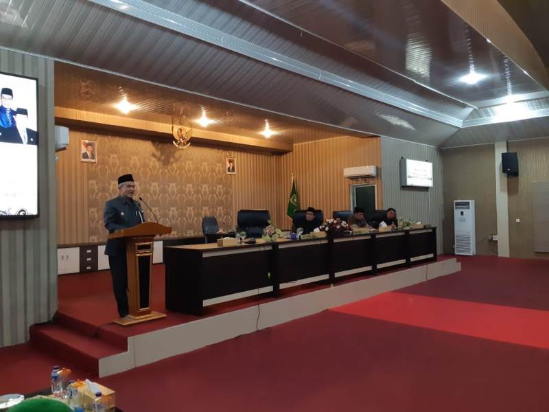 Wabup Said Hasyim Hadiri Rapat Paripurna DPRD Meranti Bahas Tiga Hal Ini