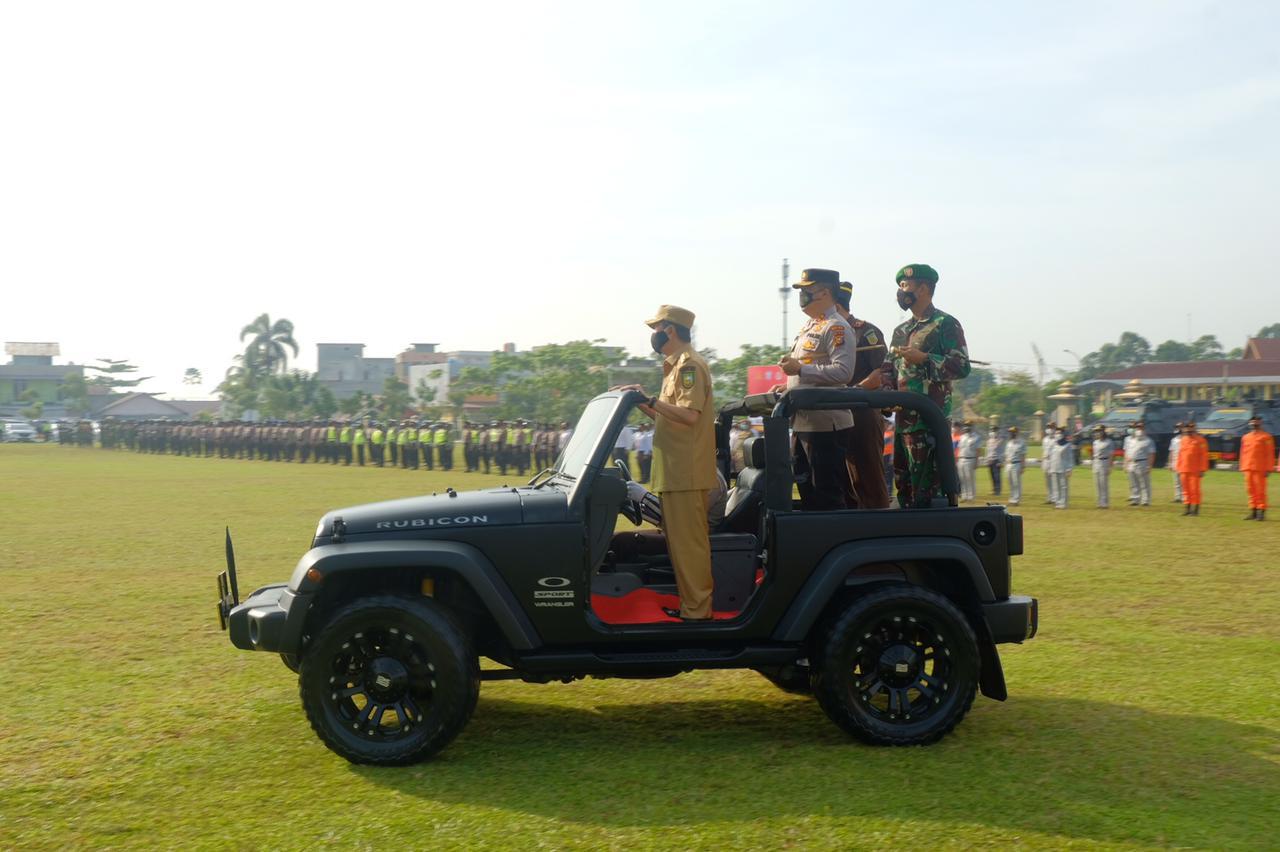 Gelar Operasi Ketupat Lancang Kuning 2021. Irjen Agung : Polda Riau Kerahkan 1200 Personel Pengamanan, Sebar 1006 Personel Bhabinkamtibmas di Posko PPKM