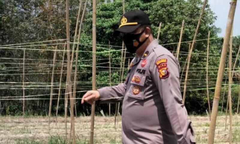 Polsek Bandar Sei Kijang Lakukan Peninjauan Program Kampung Tangguh