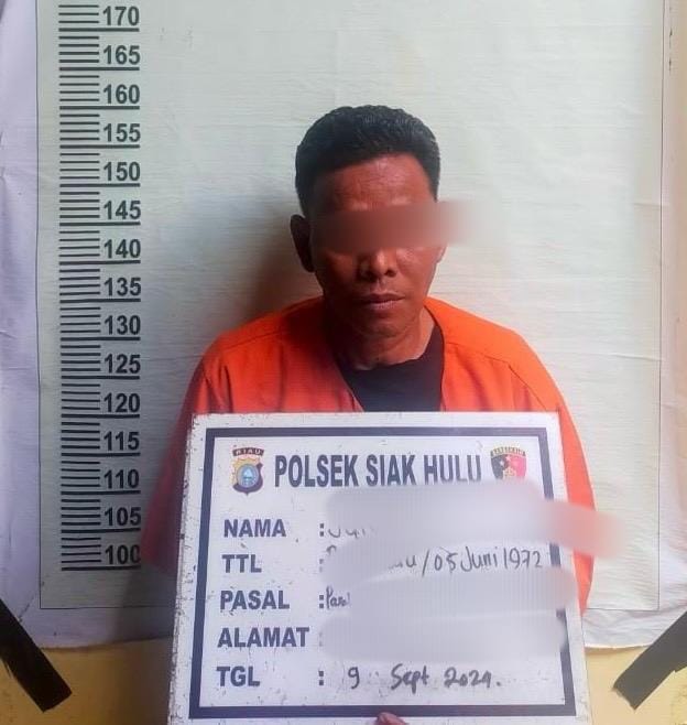 Geger! Pedofil Cabul di Siak Hulu Diringkus Polisi, 6 Anak di Bawah Umur Jadi Korban