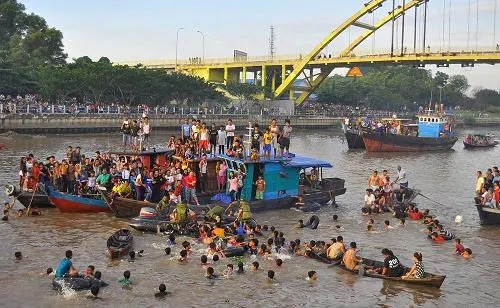 Petang Megang Pekanbaru Digelar Sederhana, Tanpa Arak-arakan dan Balimau di Sungai Siak