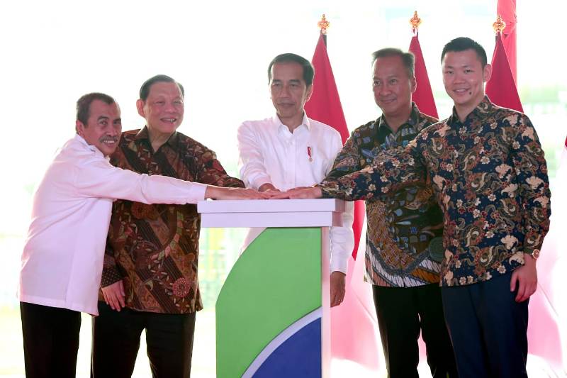 Jokowi Resmikan Fasilitas Vascose Rayon Terintegrasi Terbesar di Indoensia