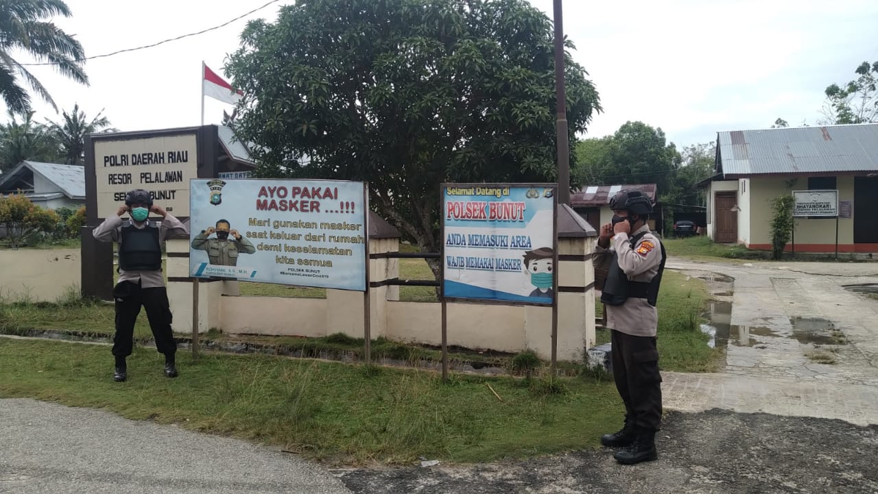Personel Polsek Bunut Selalu Disiagakan untuk Pengamanan Mako
