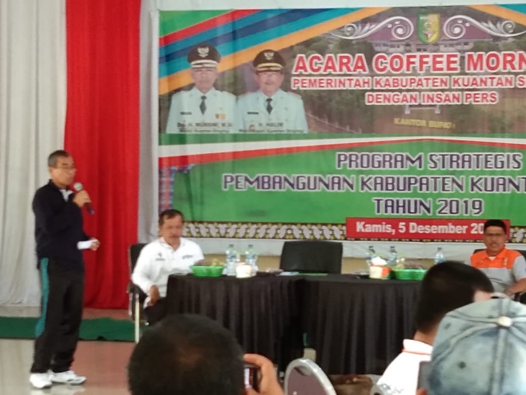 Pemerintah Kabupaten Kuantan Singingi Taja Coffee Morning Dengan Insan Pers.