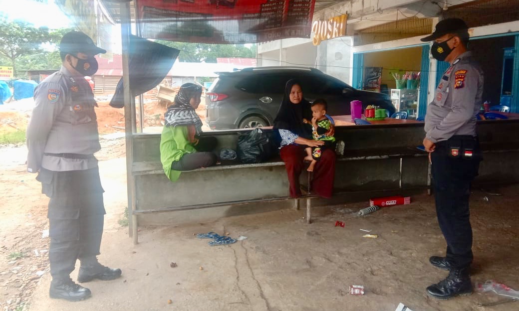 Pencegahan Dini Penyebaran Covid-19, Polsek Pangkalan Lesung Kembali Gelar Operasi Yustisi