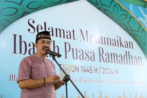 Hari Ke – 11 Ramadhan, Pemkab Inhil Laksanakan Buka Puasa Bersama