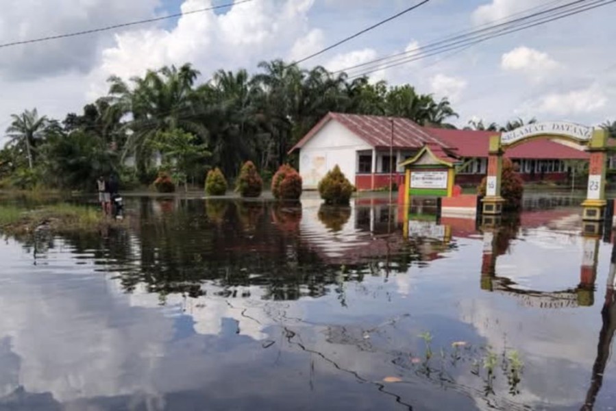 Dampak Banjir Meningkat, Inhil Tetapkan Status Tanggap Darurat 14 Hari