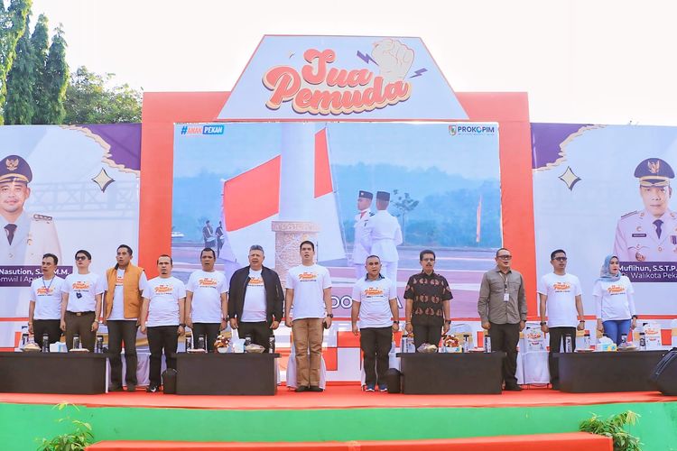 Kadispora Kota Pekanbaru Apresiasi Kemeriahan Konser Sua Pemuda di Rangkaian Raker Komwil I Apeksi