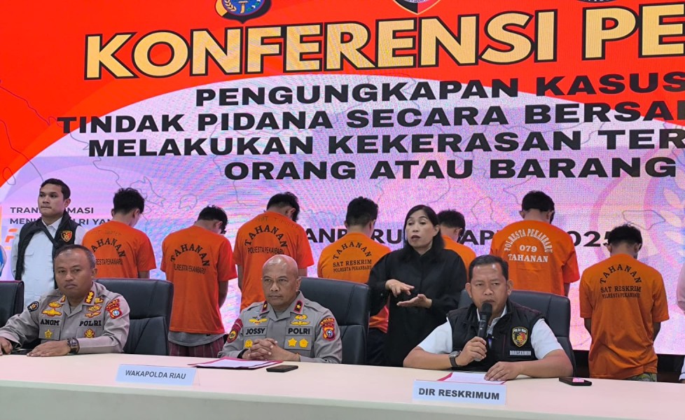 Total 14 Tersangka Pengeroyokan Mobil di Mapolsek Bukit Raya, 10 di Antaranya Anggota 'Fighter'