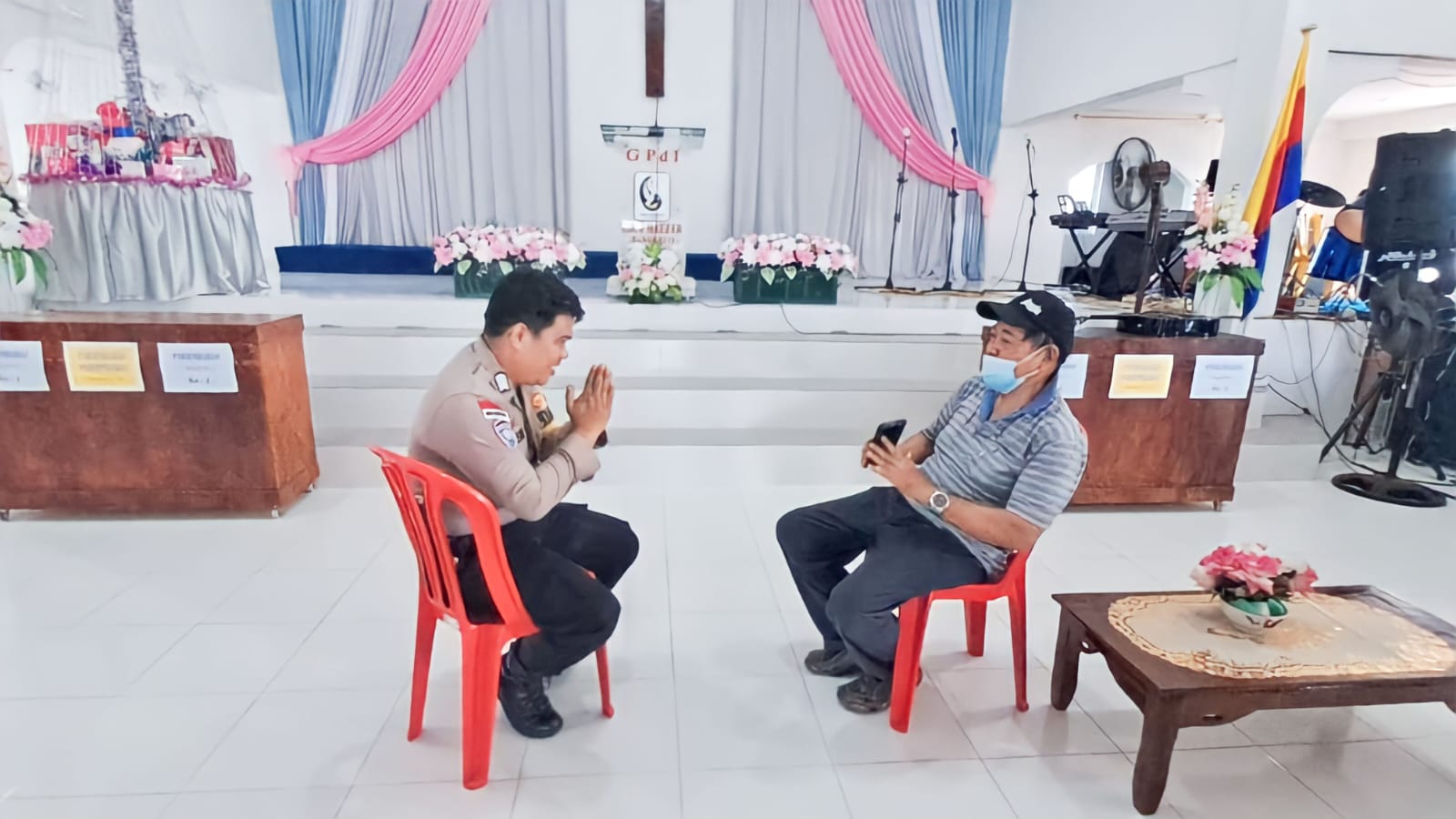 Jelang Nataru, Kapolres Bengkalis Arahkan Jajaran Berkoordinasi Baik dengan Pengurus Gereja