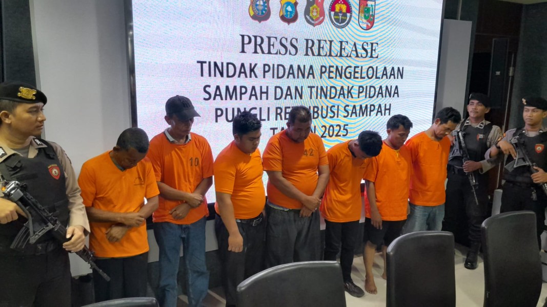 Imbas Video Kapolda Viral, Polresta Pekanbaru Amankan Tujuh Pelanggar Aturan Sampah