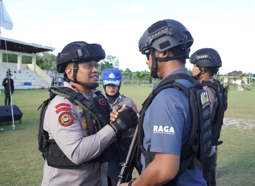 Polda Riau Resmi Tutup Pelatihan Tim RAGA, Wakapolda: Ini Ujung Tombak Lawan Anarkisme