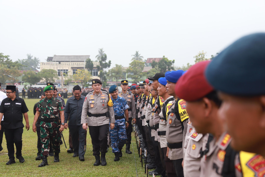 1.615 Personel Polda Riau Siap Jaga Ketertiban Pilkada Serentak 2024
