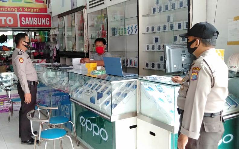 Antisipasi C3 dan Penyebaran Covid-19, Polsek Langgam Rutin Patroli dan Sosialisasi