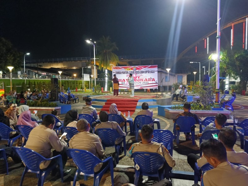 Meriahkan HUT Bhayangkara ke-79, Polsek Senapelan Angkat Budaya Lewat Puisi dan Lagu