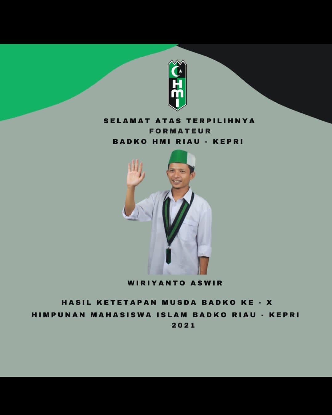 Wiriyanto Aswir Terpilih Sebagai Formateur Badko HMI Riau-Kepri Adalah Legal