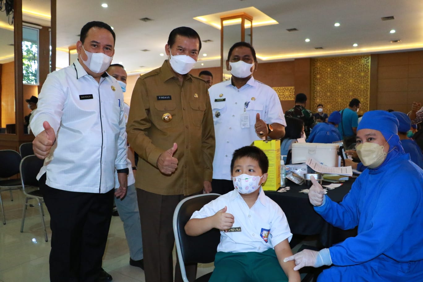 Wali Kota Resmikan Pencanangan Vaksinasi Bagi Anak-Anak Pekanbaru