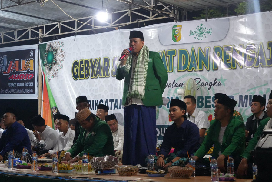 Peringati Maulid Nabi dan HUT Kuansing  Masyarakat Marsawa Gelar Gebyar Sholawat, Bupati Sampaikan Apresiasi